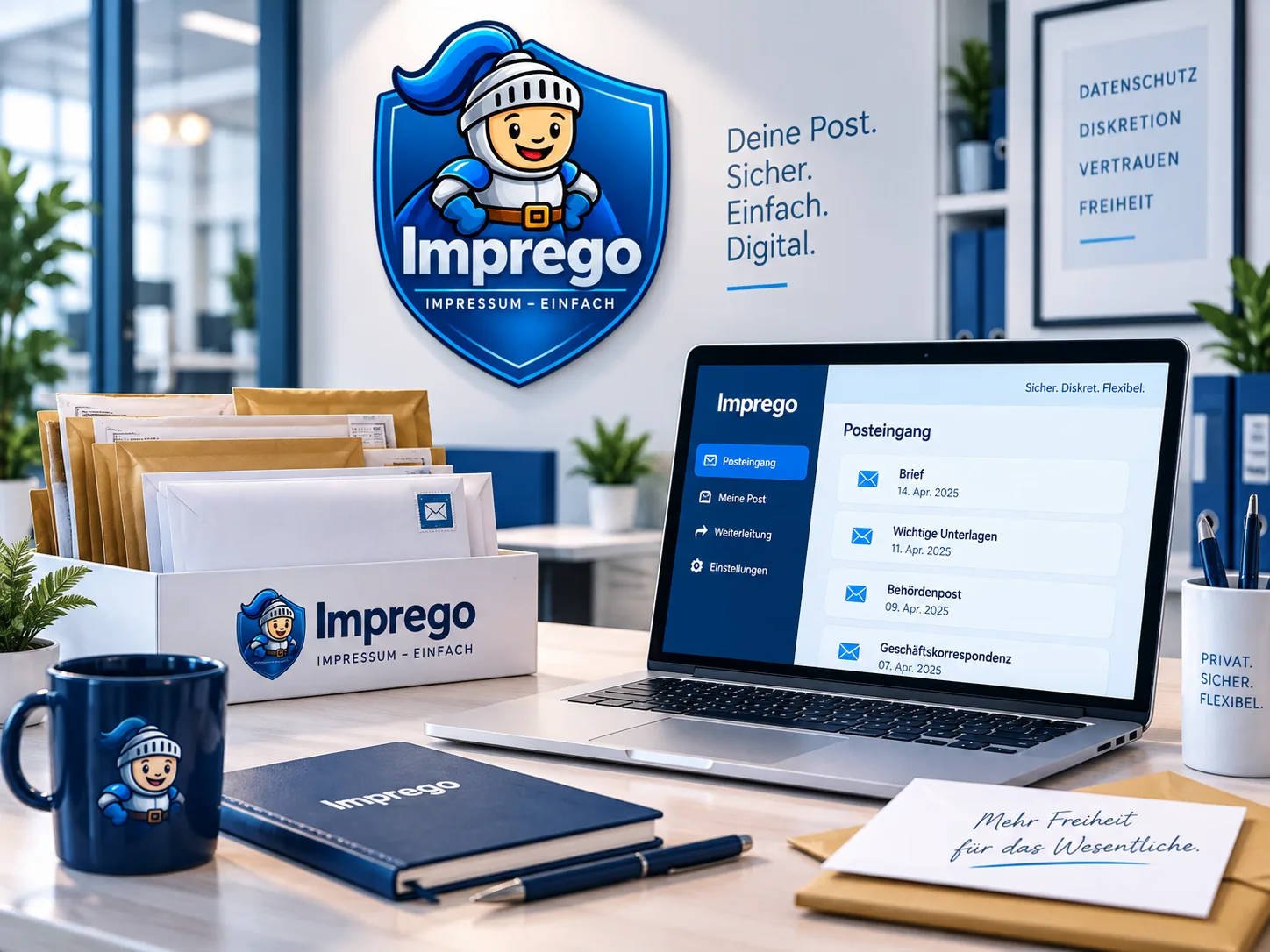 Imprego Postservice mit digitaler Postbereitstellung
